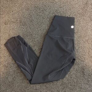 Lululemon Athletica Gray/purple Leggings High Waist